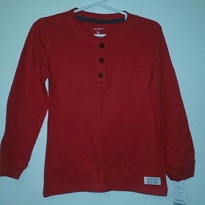 Carter's knit red 5t top.